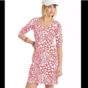 Persifor Kilpatrick Red/White Panthera Bodycon dress SIZE LARGE